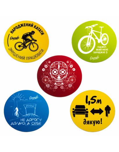 Магніти ONRIDE 5 шт кольорові (мікс 3)