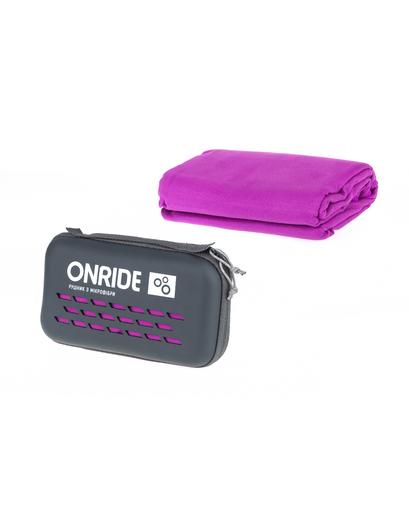 Рушник з мікрофібри ONRIDE Wipe 20 120х60 см в кейсі рожевий